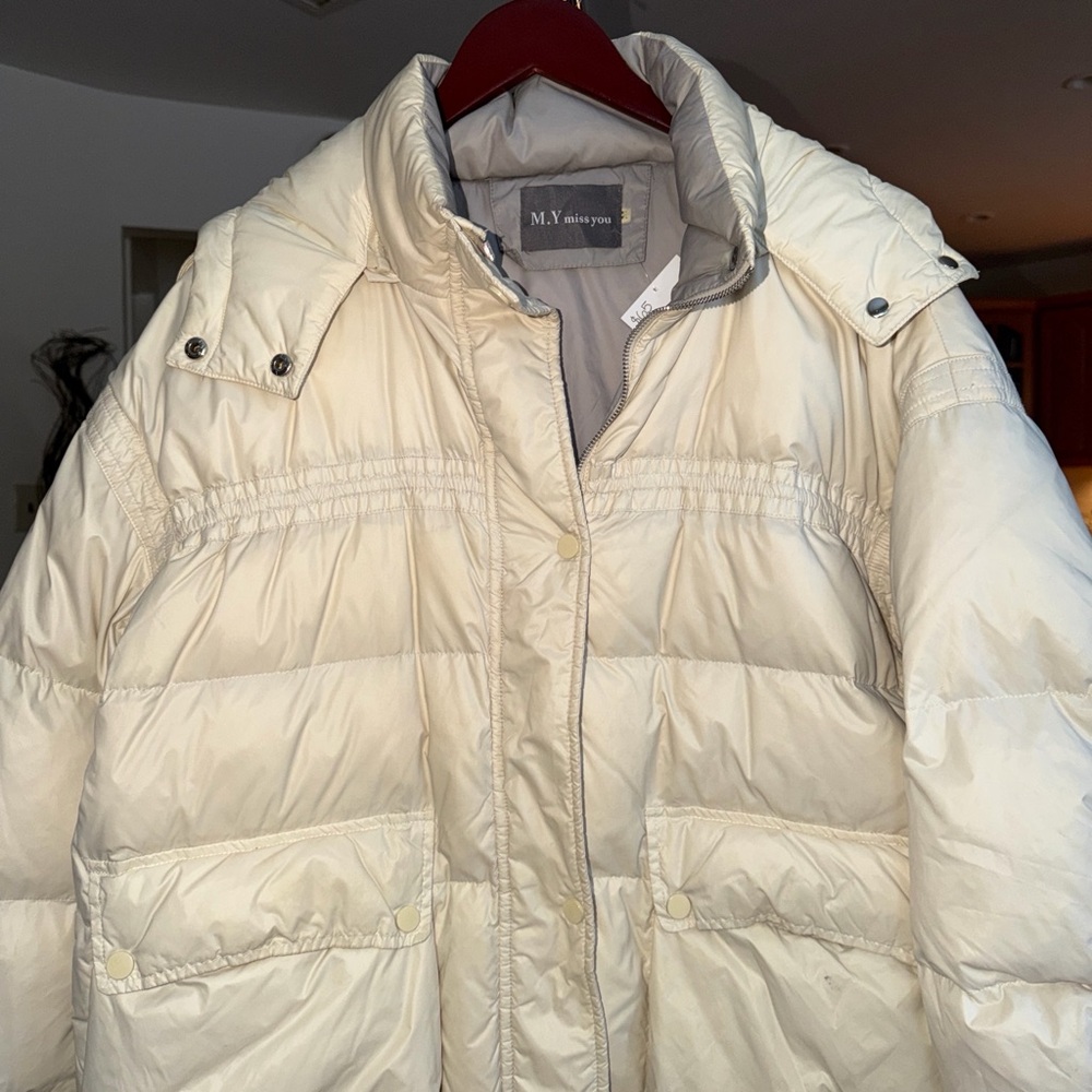 Cream Puffer Jacket